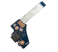 HSSDTECH Carga USB Tarjeta Jack Dock Port Socket para Lenovo Legion Y540-15IRH-PG0 81SY Legion Y7000-2019-PG0 81T0 5C50S24944 NS-C376 Módulo USB con cable flexible incluido