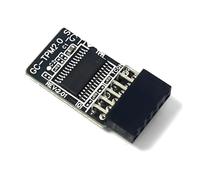 HSSDTECH GC-TPM2.0_S LPC 12pin SLB9668 Módulo de seguridad para GIGABYTE B360M Gaming HD, AORUS Gaming 3, Power, D2V, D3V, HD3, DS3H, D3H GSM, B360 HD3P, HD3, AORUS Gaming 3 WiFi, M AORUS PRO Placa