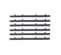 HSSDTECH Juego de 6 patas de goma para ordenador portátil Dell Latitude 3300 P95G001, Latitude 3310 P95G002 Black Rubber Feet Pad