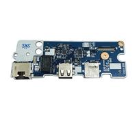 HSSDTECH Placa IO Recambio para Lenovo ThinkPad E595 20NF EE580 02DM050 NS-B422 NS-C062 IO Board