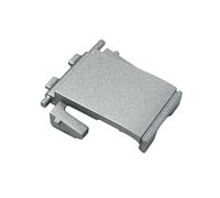 HSSDTECH Puerta abatible con puerto LAN Ethernet RJ45, tapa de repuesto para Dell Latitude 5500 5510 5511 Precision 3540 3550 plateado