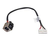 HSSDTECH Puerto de carga CC de repuesto para HP Pavilion DV6-6000 DV6-6B DV6-6C DV7-6000 DV7-6B DV7-6C DV7-6D DV7-6199US DV6-6C35DX DV6T-6100 50.4RN09.001 DC Jack