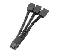 HSSDTECH RTX 4090/RTX 4080 12VHPWR GPU Stromkabel - 3x8Pin Auf 16Pin (12+4) 15cm 16AWG verstärkt
