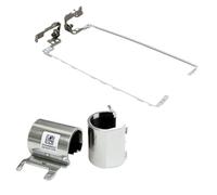 HSSDTECH Soporte de bisagra de pantalla LCD de repuesto para HP 15-BS 15-BW Series, 250 255 256 258 G6, TPN-C129 TPN-C130 AM204000500 AM204000600 925297-001 Left & Right LCD Screen Hinge Soporte