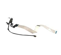 HSSDTECH Soporte de bisagra para Lenovo IdeaPad Yoga 9 14IAP7 82LU Yoga | 9 14IRP8 83B1 HYG90 DC02002YQ00 LCD Screen Hinge Bracket with Sensor Cable para pantalla LCD con cable sensor (R)