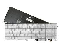 HSSDTECH Teclado retroiluminado blanco (Layout italiano) para dell Alienware 17 R5 Area 51M 07NF7F RGB PK132F11B01 NSK-EYBBC IT