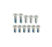 HSSDTECH Tornillos de cubierta inferior para ASUS Chromebook Flip CX1101 CX1101CMA 11pcs Silver Bottom Case Screws