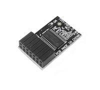 HSSDTECH TPM 2.0 LPC 14pin SLB9665 Módulo de Seguridad para ASUS ROG Strix B250I B250H Gaming, Z270-I Gaming, Z270H Z270G Z270F Z270E H270I Gaming, TUF Z270 Mark Mainboard Security Module GC-TPM 2.0