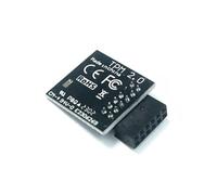 HSSDTECH TPM 2.0 SPI 12pin SLB9670 Módulo de Seguridad para MSI MS-4462 Pro B550, Pro B650, Pro B650M, Pro B650-A WiFi/VC WiFi/S WiFi/P WiFi Intel 800 AMD X670 Series Mainboard Security Module