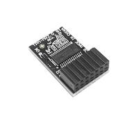HSSDTECH TPM-M R2.0 Módulo LPC SPI 14pin-1 con Infineon SLB9665 para ASUS ROG Strix B350-F B360-G B360-H B360-F B365-F B365-G X370-F Z370-H Z370-F Z370-F Z3700. -E H370-F Gaming Securely Bus Header