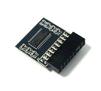 HSSDTECH TPM2.0 LPC 18pin SLB9665 Módulo de seguridad para ASRock H270M Pro4 Z270 Z270M Fatal1ty Z270 Gaming K4, B365 B365M, B360 B360M Fatal1ty B360 Gaming K4 placa base Security Módulos