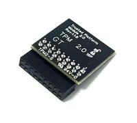 HSSDTECH TPM2.0 LPC 18pin SLB9665 Módulo de seguridad para ASRock X399M Taichi, X399 Phantom Gaming 6, H110 Pro BTC+, H110M -DVS R2.0 R3.0, H110M-HDV R3.0, H110M-HDS, H110TM-ITM-ITM X placa base