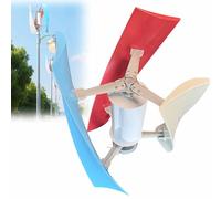 HSSTYLE Aerogenerador de 6000 W, aerogenerador de Eje Vertical para el hogar, sin Ruido, levitación magnética Vertical, aerogenerador Vertical,Colored