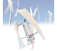HSSTYLE Aerogenerador vertical de levitación magnética de 3 palas, kit generador eólico vertical ideal, silencioso, para uso doméstico, compatible con 24V-220V.