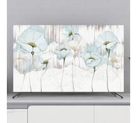 HSTANGKY Cubierta TV Cubierta Antipolvo Para Monitor De Interior 32-80 Pulgadas Protectores Para Pantallas De TV Colgantes De Sobremesa Sala De Arte Paño Decoración-flower||32inch