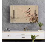 HSTANGKY Funda Antipolvo Para TV De 32 A 65 Pulgadas Para Interiores Protector De Pantalla Universal Estilo Chino Para Televisores LCD/LED Funda Para Televisor-flower4||58-60inch