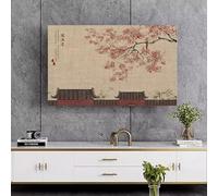 HSTANGKY Funda Antipolvo Para TV De 32 A 65 Pulgadas Para Interiores Protector De Pantalla Universal Estilo Chino Para Televisores LCD/LED Funda Para Televisor-flower5||45-48inch