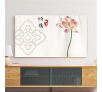 HSTANGKY Funda Antipolvo Universal Para Televisores 32-80 Pulgadas Con Diseño Floral En 3D Protector Pantalla LCD/LED Elástico Primera Calidad Para Televisores Planos/curvos-flower4||40-43inch