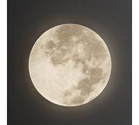 HSTBLEOO Moon Wall Lights For Bedroom Dimmable LED Wall Sconce Mount Contemporary Large Hallway Wall Lighting Decorate Bedside(Diameter 26CM)