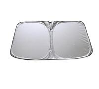 Hsternexy Parasol para parabrisas de coche, 140 x 70 cm, lámina de aluminio reflectante UV, aislamiento térmico, protección solar plegable
