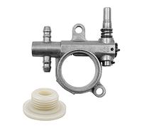 Hsthe Sea 1 juego de 2500/3800 bomba de aceite para motosierra de cadena con rueda de accionamiento de tornillo de tornillo adecuado para motosierra 25CC/38CC