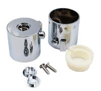 Hsthe Sea 1 Pair Shower Temperature Control Knob Chrome Thermostatic Handle Handle For Temperature Controller Shower