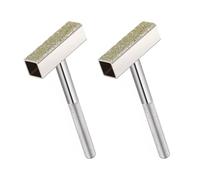 Hsthe Sea 2 PCS Grinding Stone Dresser, Diamond Wheel Dresser for Grinding deburring Wheels, 45 x 15mm