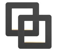 Hsthe Sea 2 Piezas de Interruptor de luz Envolvente, Cubiertas de Interruptor, Pegatinas Autoadhesivas para enchufes de Pared, Marco de Placas de Cubierta de Interruptor de luz Simple Autoadhesivo