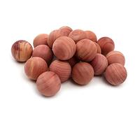 Hsthe Sea 20 bolas de cedro natural de cedro rojo aromático, antipolillas, ambientador, desodorizante, para armarios, cajones de almacenamiento de ropa, accesorios ambientadores