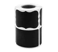 Hsthe Sea 240 PSC Pegatinas de Pizarra, Etiquetas Adhesivas extraíbles, Etiquetas de Pizarra, 2 Estilos, 6x4cm para tarros, despensa y contenedores de Comida