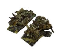 Hsthe Sea 3D Leaf Camo Guantes, Guantes de Caza de Camuflaje para Actividades de Tiro y Caza al Aire Libre
