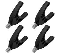 Hsthe Sea 4 Piezas de reposapiés de caña de Pescar reposapiés de caña de Pescar M3/8, Soporte de caña de Pescar en Forma de U para Todos los Soportes de caña de Pescar y Palo de Banco