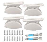 Hsthe Sea 4 Piezas Tope de Puerta Soporte de Puerta de Caravana, Retenedor de Puerta Tope de Puerta Succión de Puerta para Caravana Autocaravana Barco