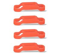 Hsthe Sea 4 x Soporte de hélices Estabilizador de Cuchilla de Apoyo Protector de Soporte de hélice de Silicona, Piezas de protección de Transporte para Mavic Mini/Mini 2/Mini SE Drone (Rojo)