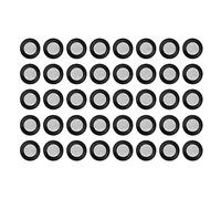 Hsthe Sea 40 pack Junta de manguera O Ring Filtro de malla Alcachofa de ducha Junta de acero inoxidable Arandelas de goma con rejilla de filtro para cabezal de ducha de 1/2 pulgada