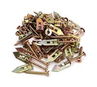 Hsthe Sea 50 anclajes autoperforantes para paneles de yeso con tornillos y tornillo de anclaje de pared hueco de acero al carbono con kit de fijaciones