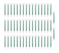 Hsthe Sea 50pcs AB Glue Gun Two Component Static Mixer Epoxy Resin Mixing Tube Nozzles Syringe