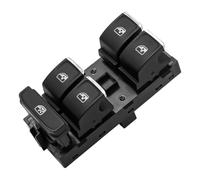 Hsthe Sea 5G0959857 Interruptor de elevalunas eléctrico botón Interruptor Maestro Compatible con Volkswagen Golf Mk7 Leon Passat Arteon botón de Control de elevalunas eléctrico