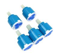 Hsthe Sea 5pcs 35mm Cartucho Cerámico Grifo Mezclador Agua Recambio Grifo Válvula de Control Interior Grifo Cartucho Interior para Grifos Monomando Baño
