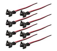 Hsthe Sea 8 Uds Conector de Accesorio de inyector de Combustible Conector de inyector de Combustible EV1 OBD1 arnés de Cables Clip de cableado de Cola de Cerdo