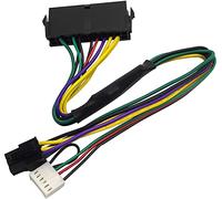 Hsthe Sea Adaptador de cable de alimentación ATX de 24 pines hembra a 6 pines macho de 6 pines mini conector de 6 pines de 30 cm 18 AWG, repuesto para placa base Z230 Z220 SFF