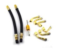 Hsthe Sea Adaptador de extensión de válvula de neumático de 9 Uds con Extensiones de válvula de neumático de Goma de 150mm para Coche, Motocicleta, Bicicleta, camión, RV, Scooter