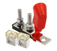 Hsthe Sea Bloque de fusibles de Terminal de 300 A, Montaje Compacto con Pernos Dobles para Fusible de batería Nominal Marino. Portafusibles