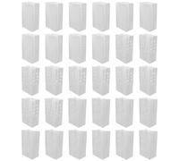 Hsthe Sea Bolsa para Velas de 30 Piezas,farolillos de Papel Luminaria, Bolsa ignífuga Reutilizable,Blanco,Mariposa,Estrella,corazón,Punto y Luna,farolillos diseñados para Bodas,día de San Valentín