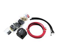 Hsthe Sea Car Split Charger Kit Leisure Battery Kit with Voltage Test Meter 12v 140Amp Smart Dual Battery Isolator for Campervan Van Truck SUV RV ATV UTV Boat -3M