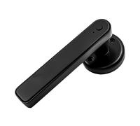 Hsthe Sea - Cerradura inteligente, manija de puerta de bloqueo 5 en 1, contraseña del teclado electrónico, identificación Bluetooth, llave de huella digital digital impermeable (Negro)