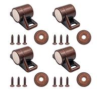 Hsthe Sea - Cierres magnéticos para Puerta, 4 Piezas, imanes para Puerta de Armario, para Armario de Cocina, Cierre de Puerta corredera, Armario (Bronce)