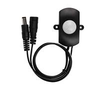 Hsthe Sea DC 5V-24V 5A PIR movimiento activado sensor interruptor con cable acoplador DC para luz de tira LED