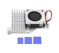 Hsthe Sea Enfriador Activo para Raspberry Pi 5 4GB/8GB con Ventilador PWM y Disipador de Calor de Aluminio (Plata)