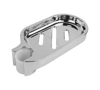 Hsthe Sea Jabonera para Barra de Ducha, jabonera para baño con Clip, jabonera de Ducha ABS, Accesorio de baño Ajustable para Tubo/Poste de 22 mm